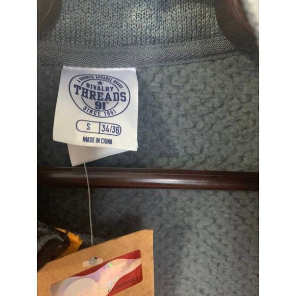 Iowa Hawkeyes Team Sport Zip Jacket Sweater Football Small Mens Womens - Picture 6 of 12